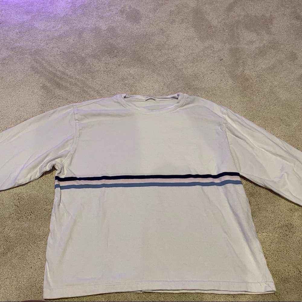 Striped brandy melville/john galt longsleeve shirt